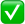 green checkmark emoji